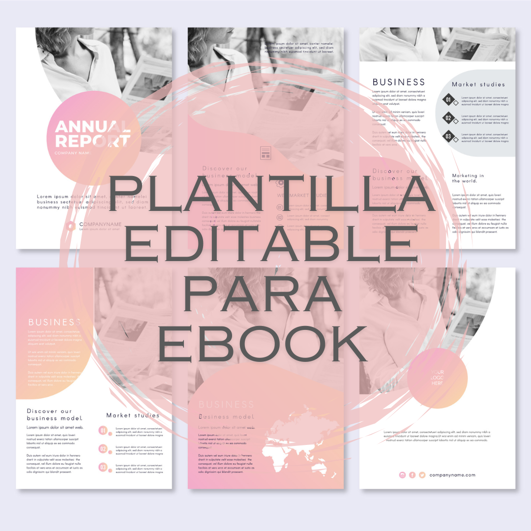 plantilla editable para ebook
